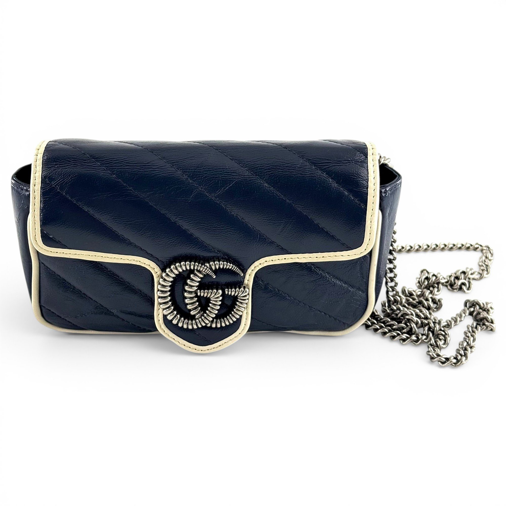GG Marmont Flap leather crossbody bag