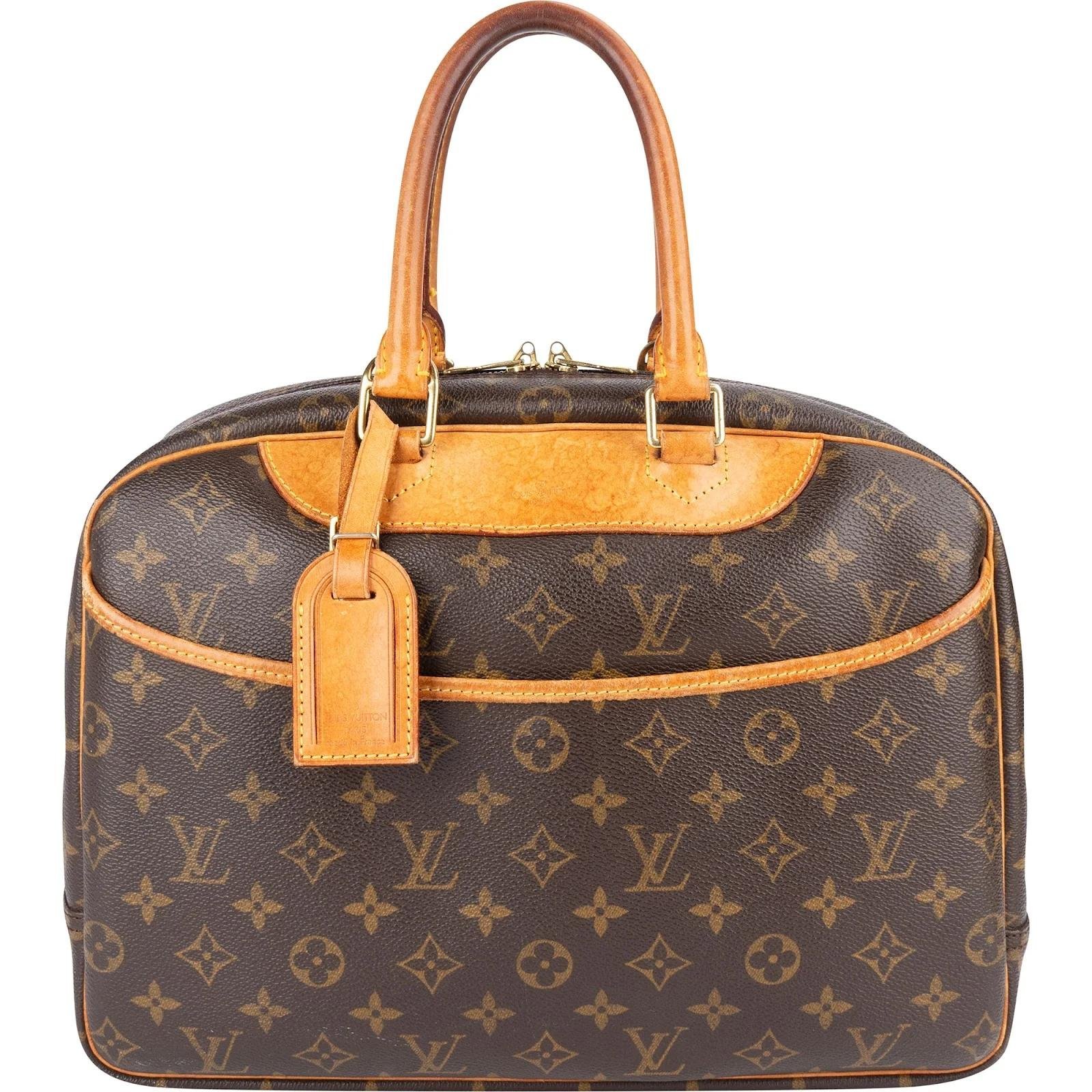 Louis Vuitton Deauville leather handbag