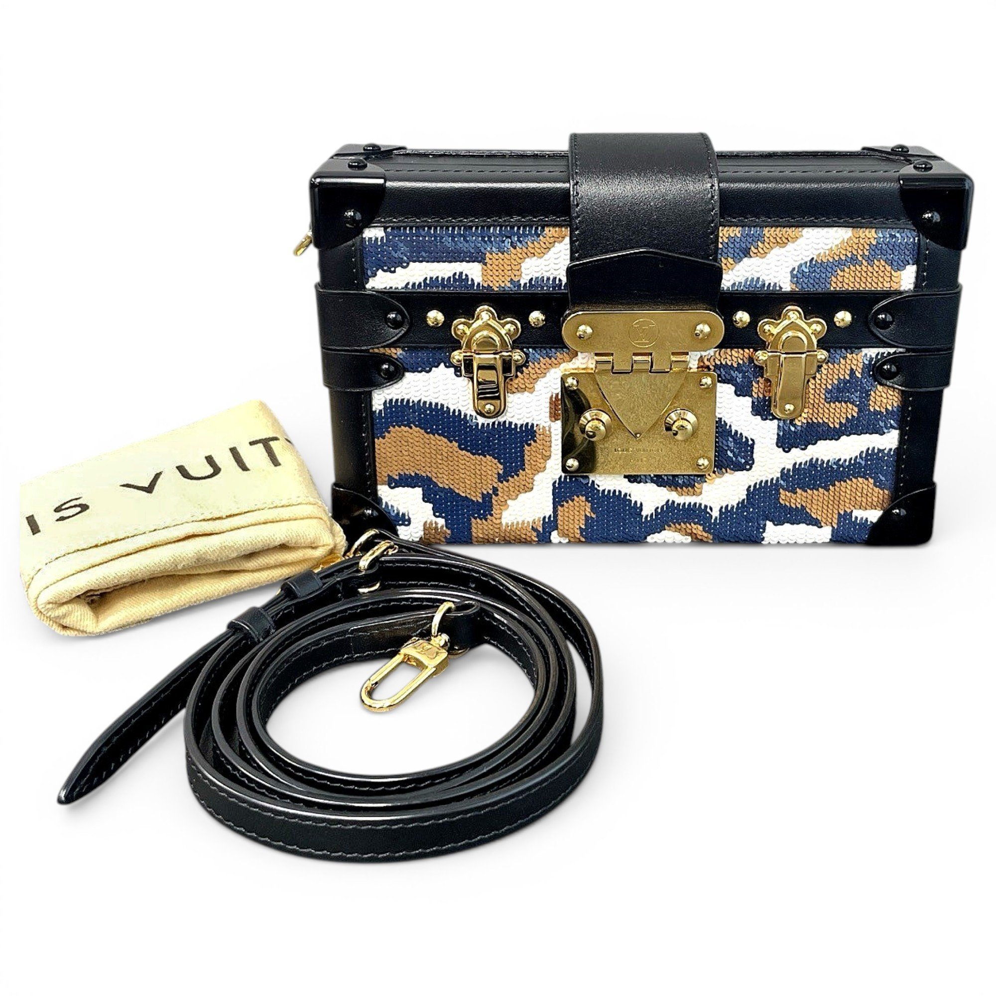 Louis Vuitton Petite Malle leather handbag