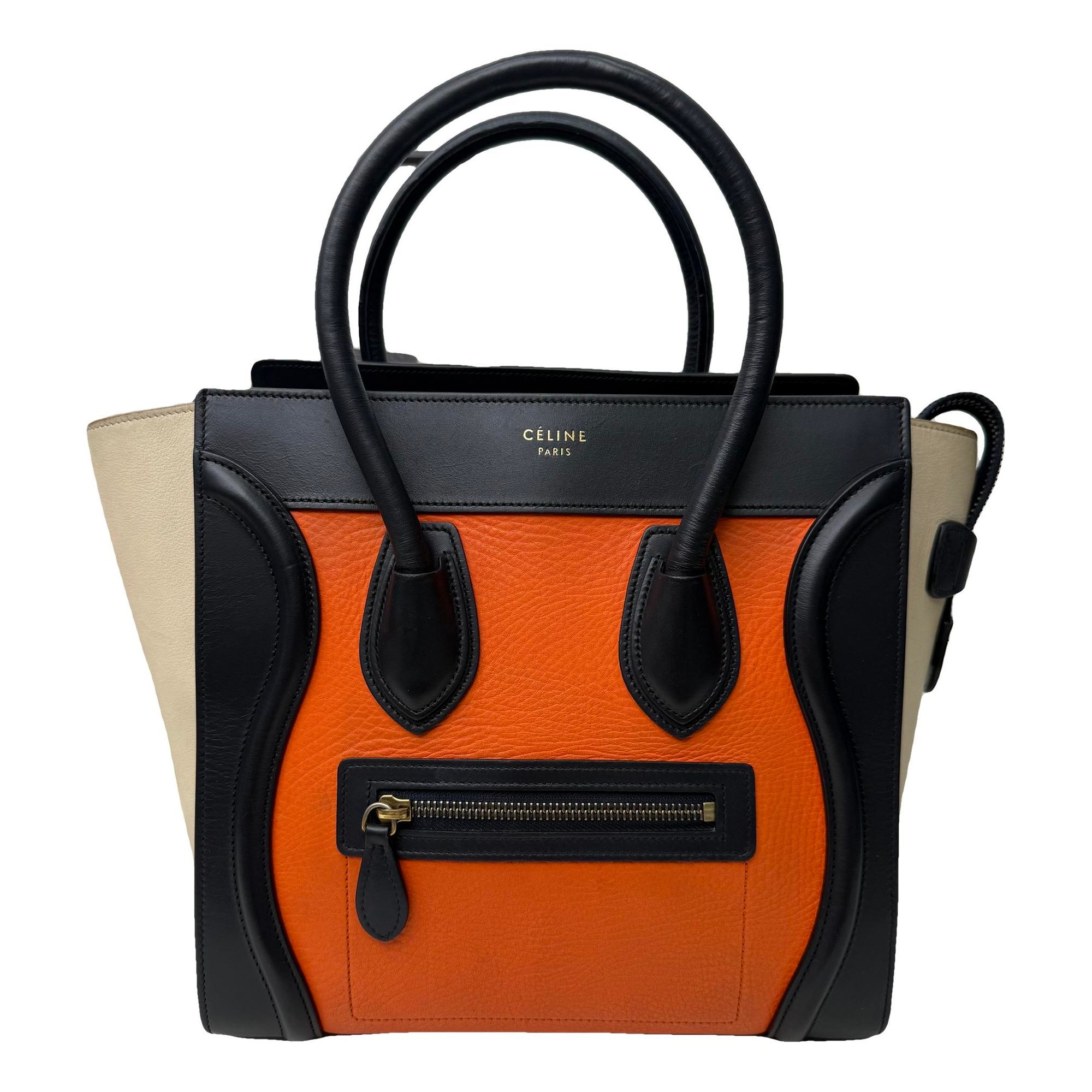Luggage leather handbag