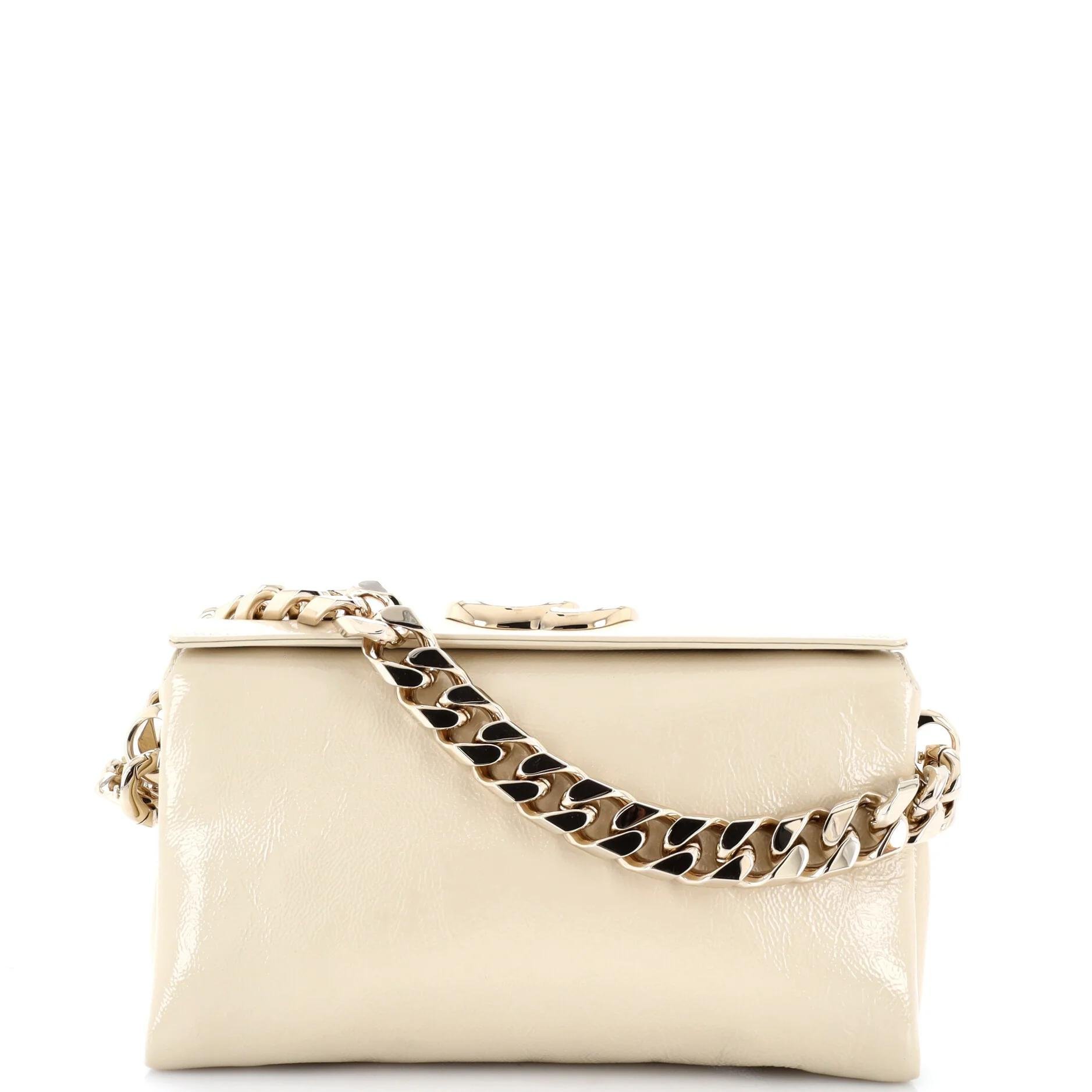Patent leather handbag