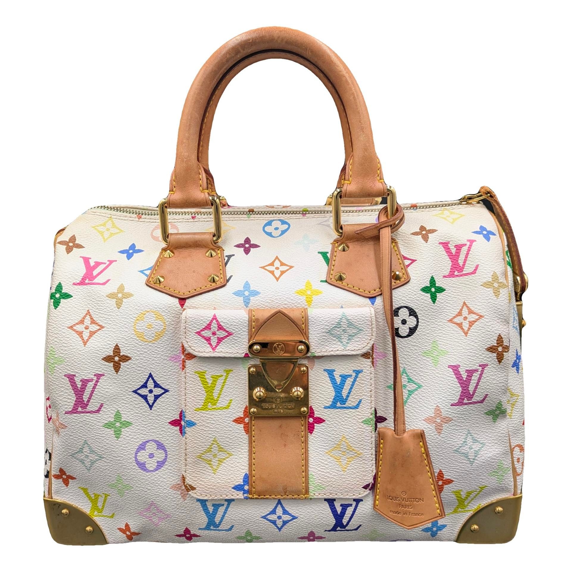 Speedy leather handbag