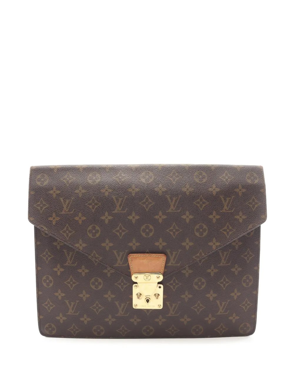 1988 Monogram Porte Documents Senateur business bag