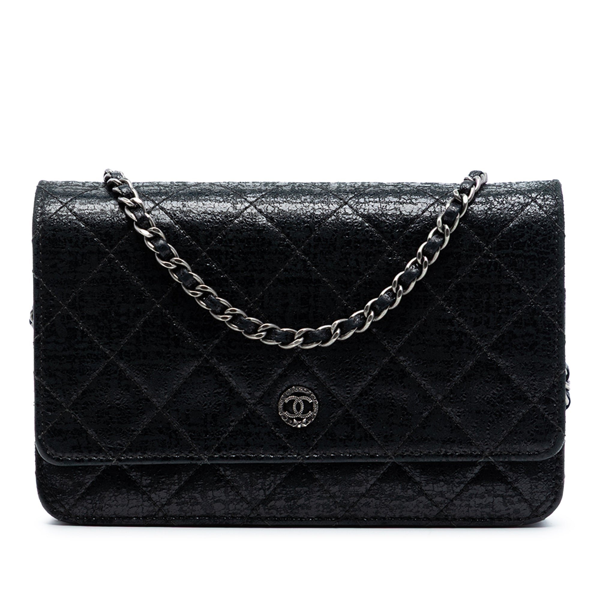 Patent leather handbag