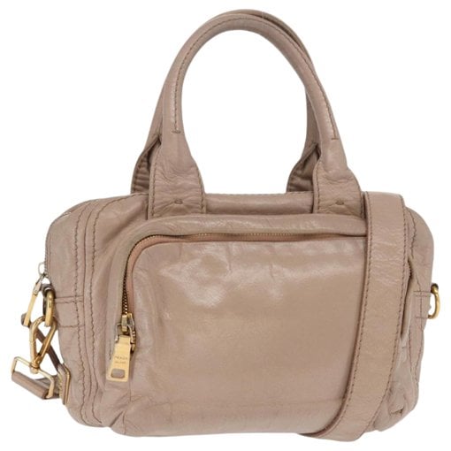Leather handbag