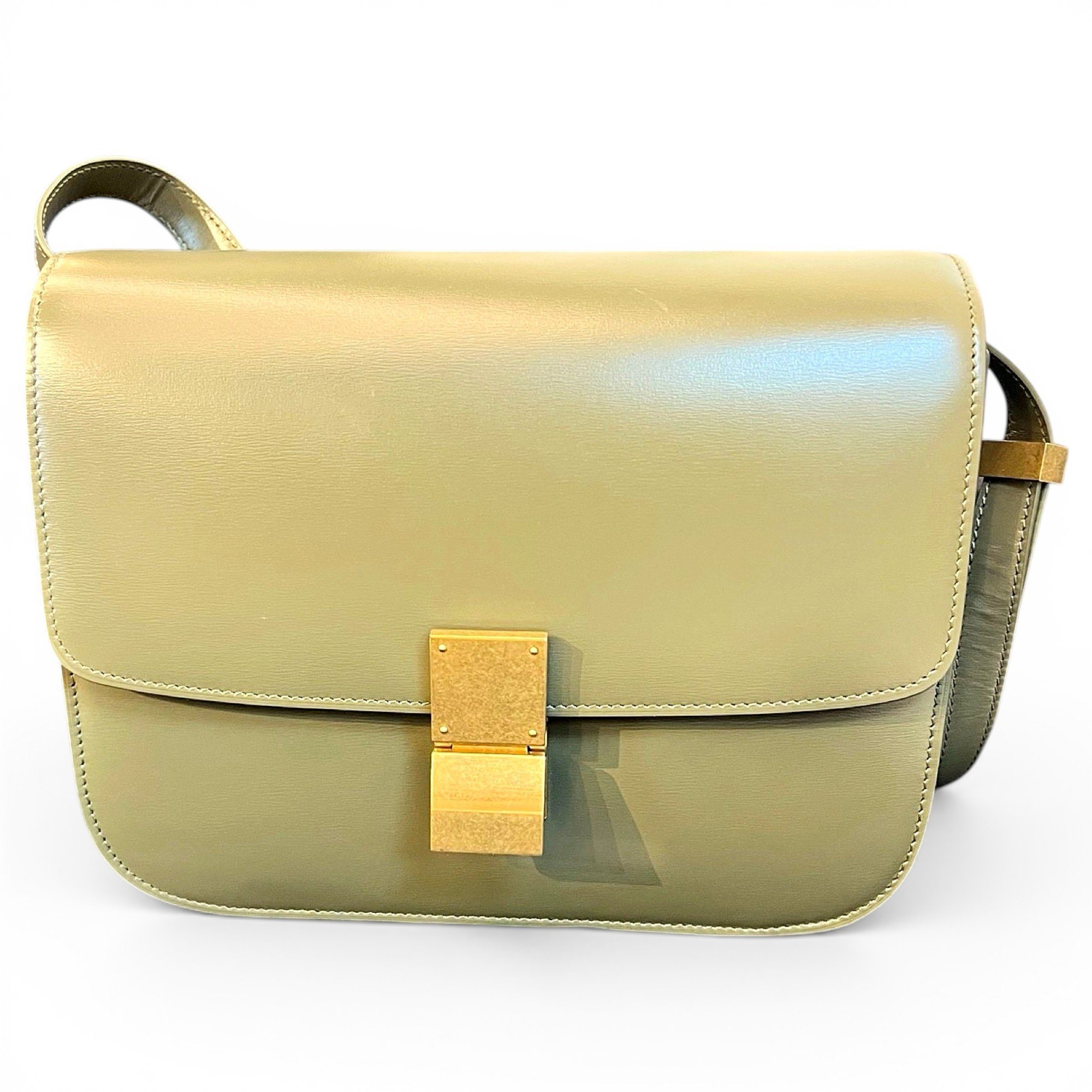 Classic leather handbag