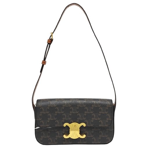 Triomphe leather handbag