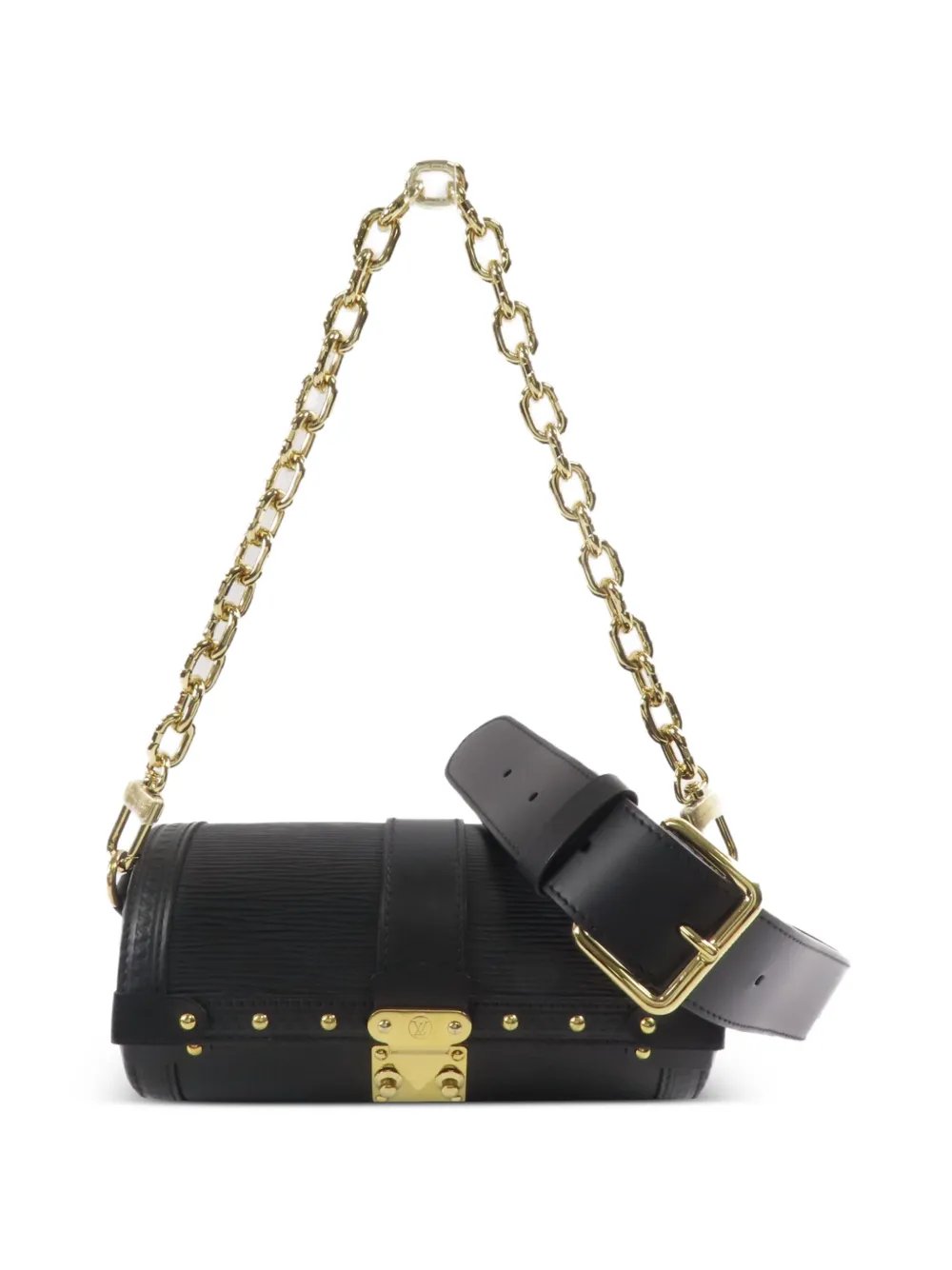 Papillon Trunk two-way calfskin shoulder bag
