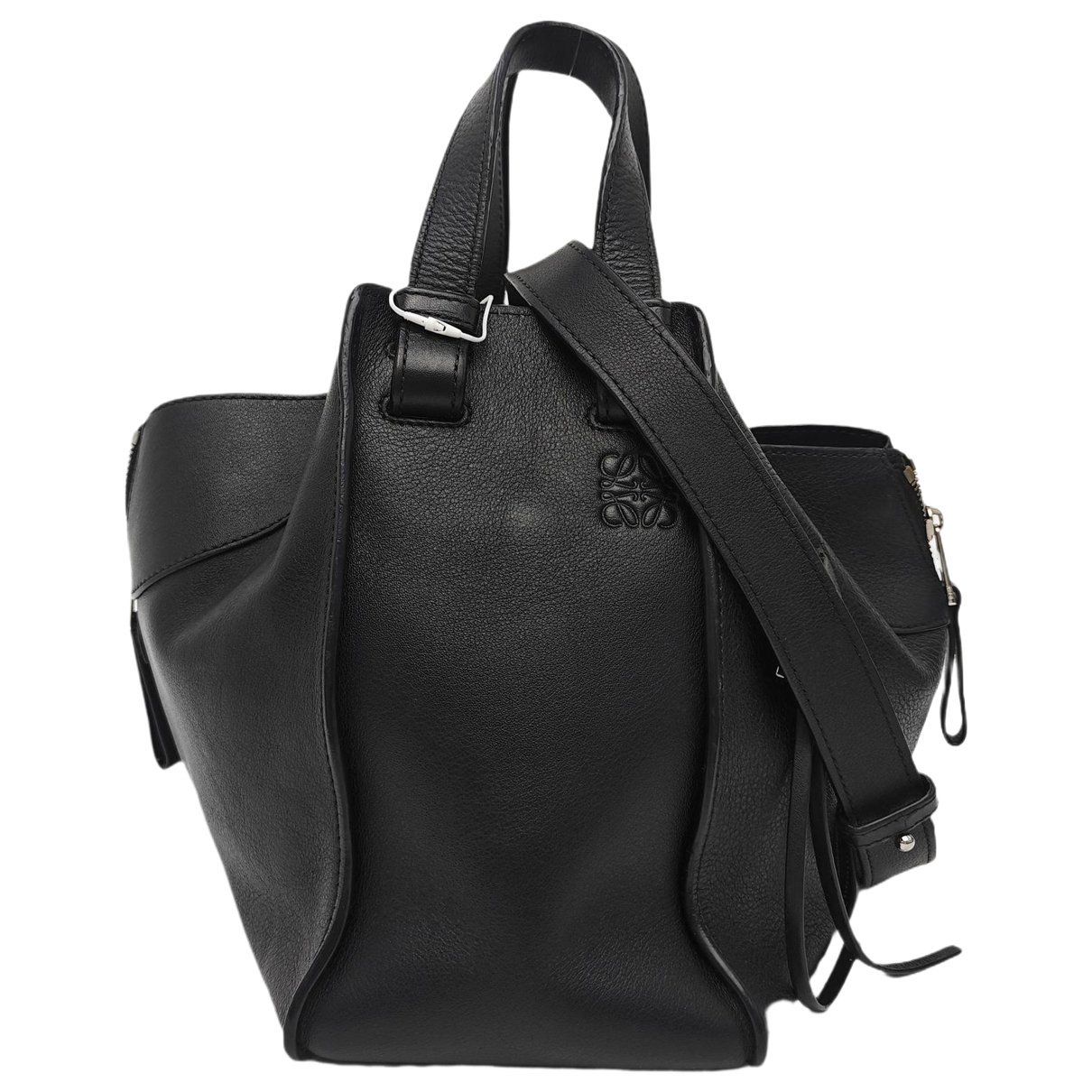 Hammock leather handbag