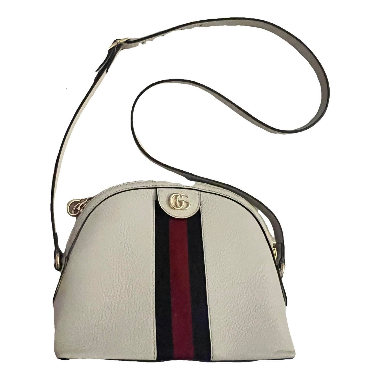 Ophidia Dome leather handbag