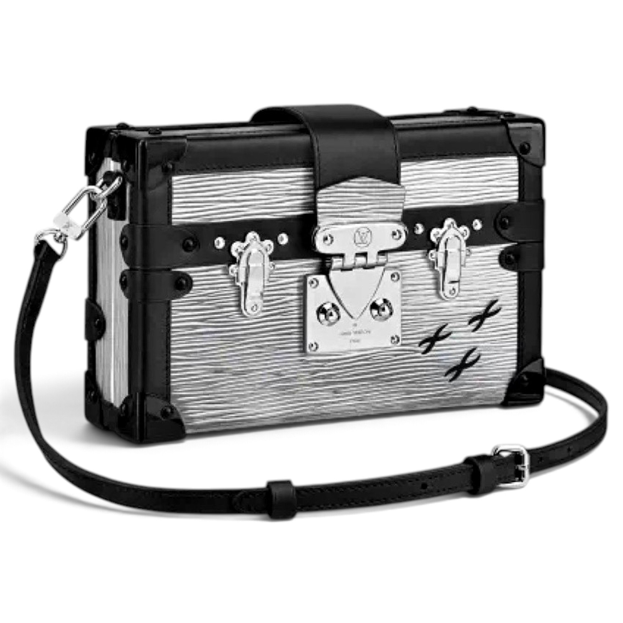 Pochette Trunk leather handbag