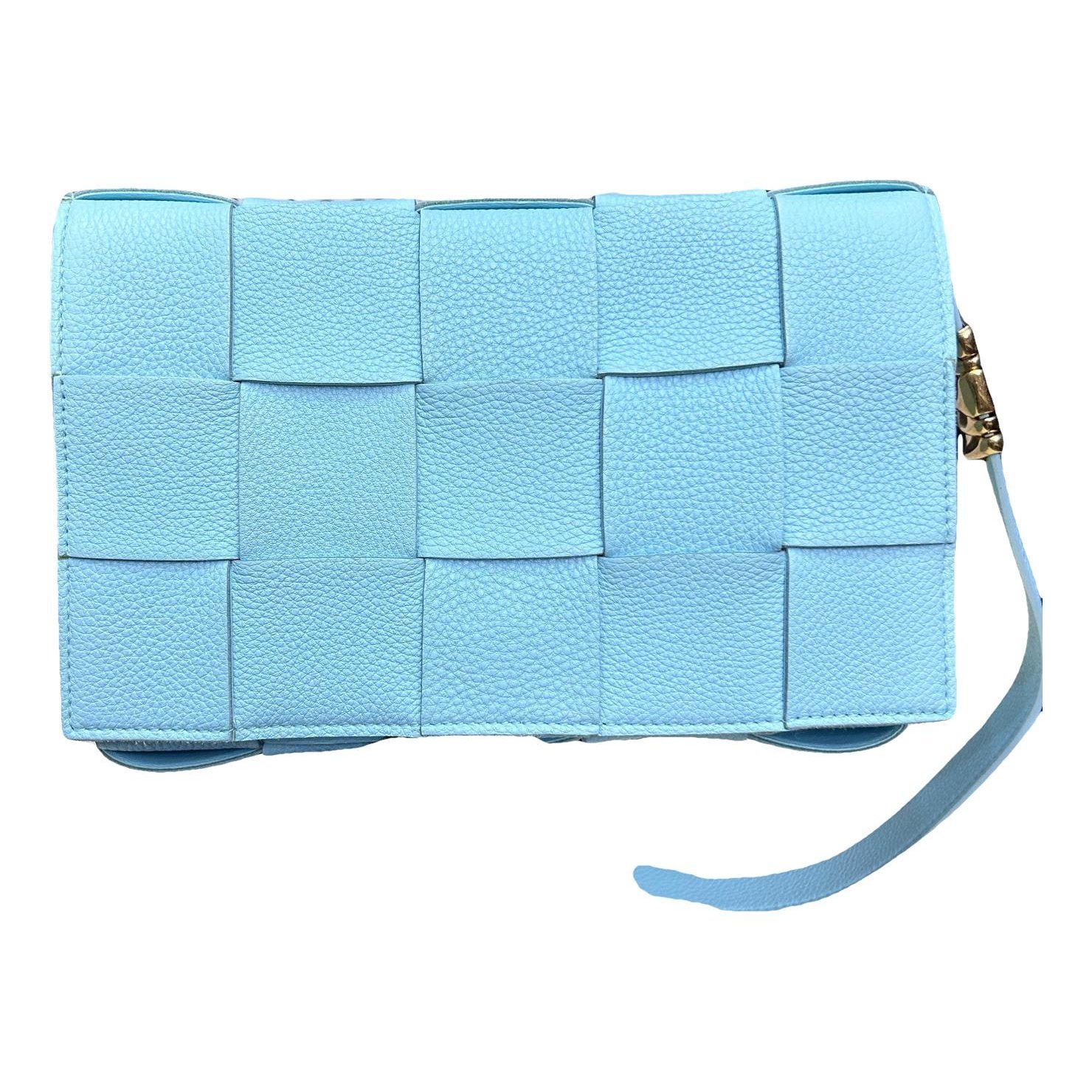 Cassette leather handbag