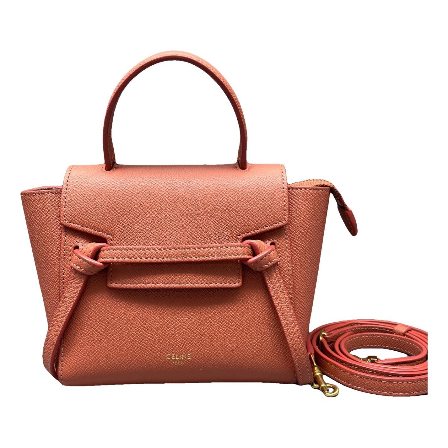 Belt leather handbag