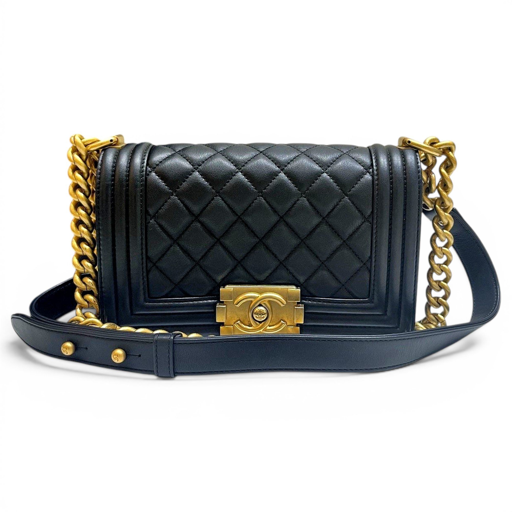 Boy leather crossbody bag