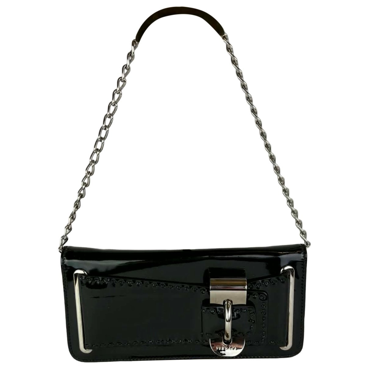 Patent leather handbag