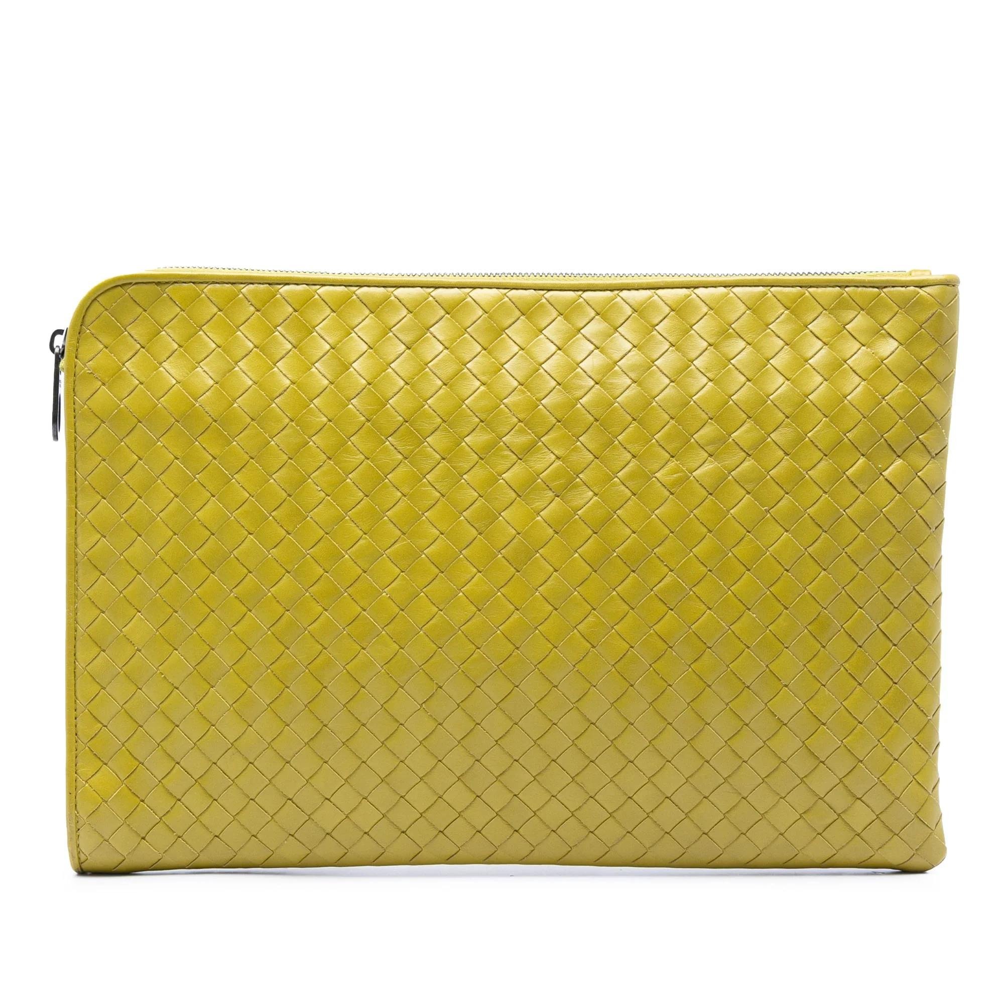 Pouch leather handbag