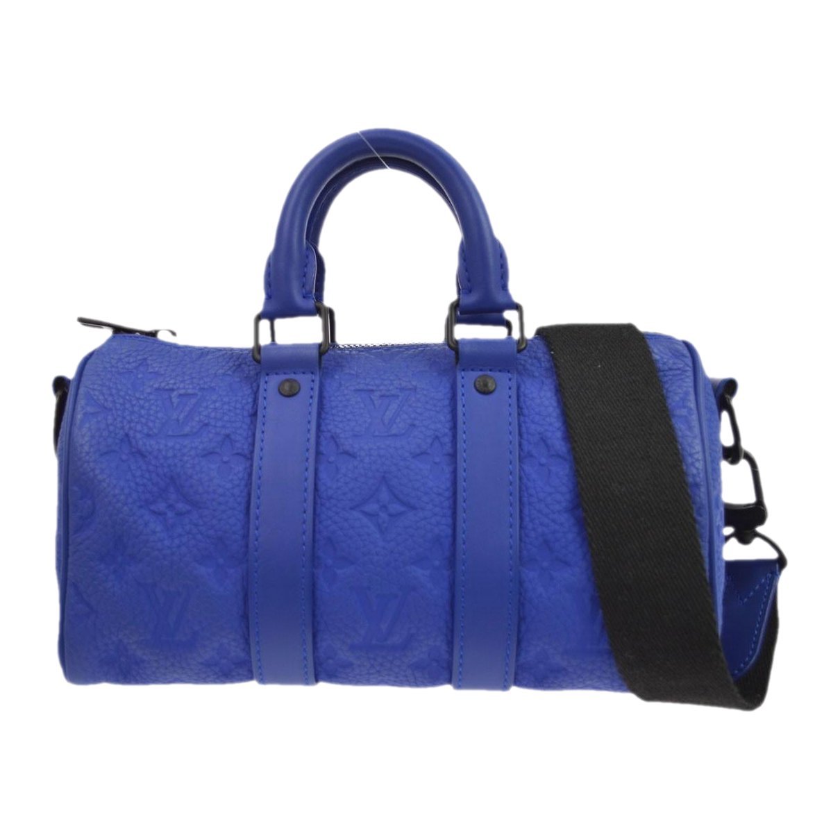 Keepall leather travel bag