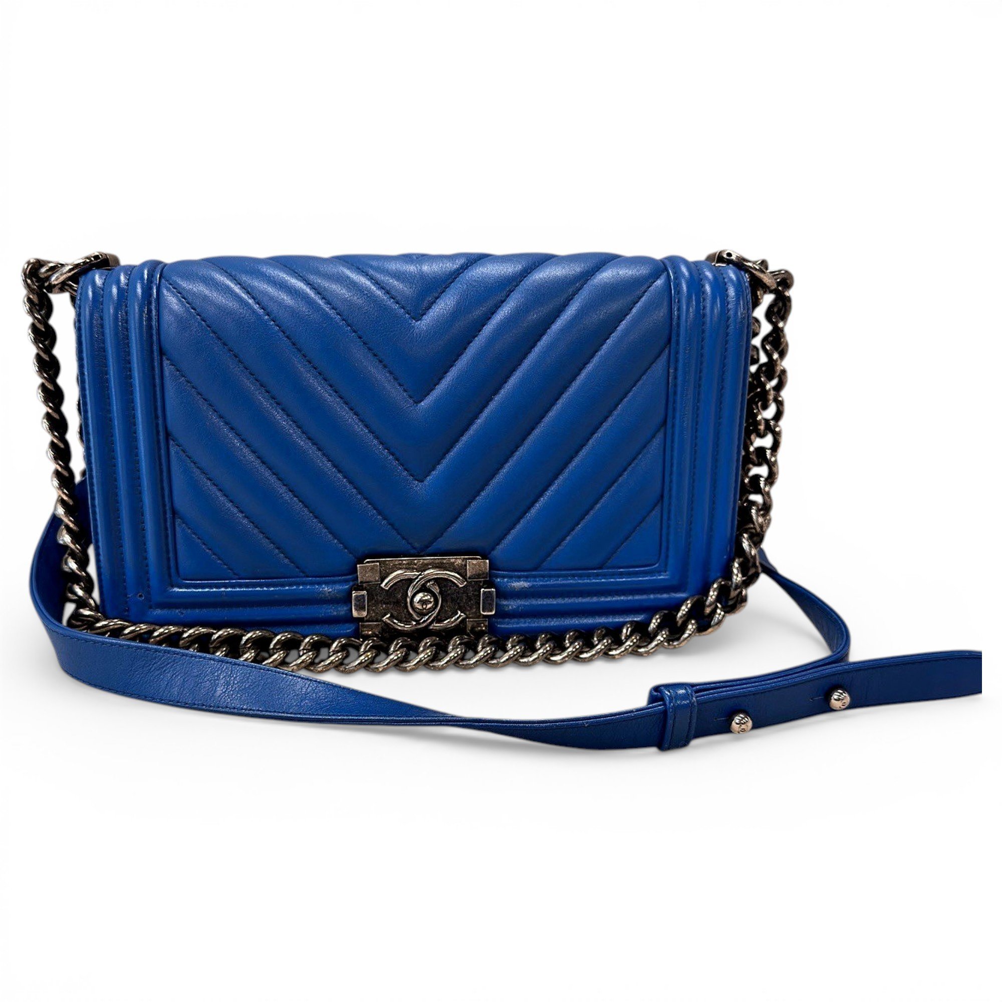 Boy leather crossbody bag