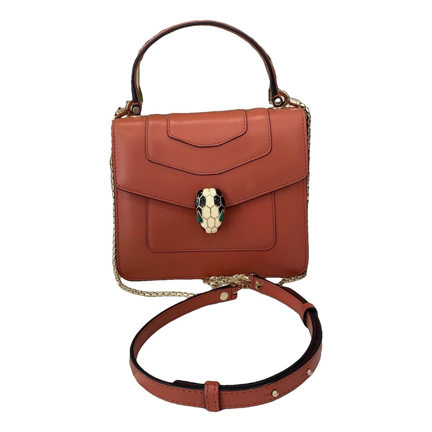 Serpenti leather handbag