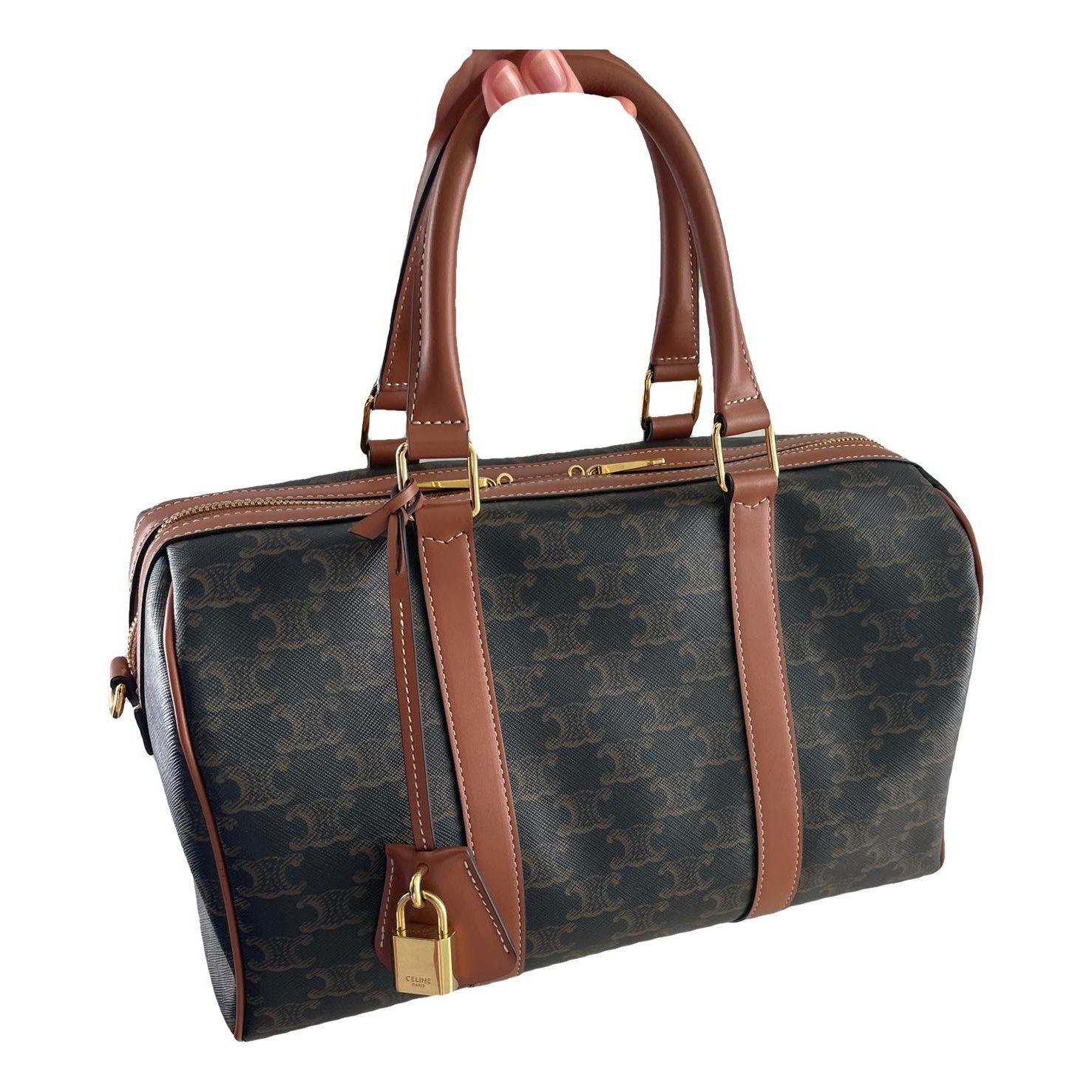 Leather handbag
