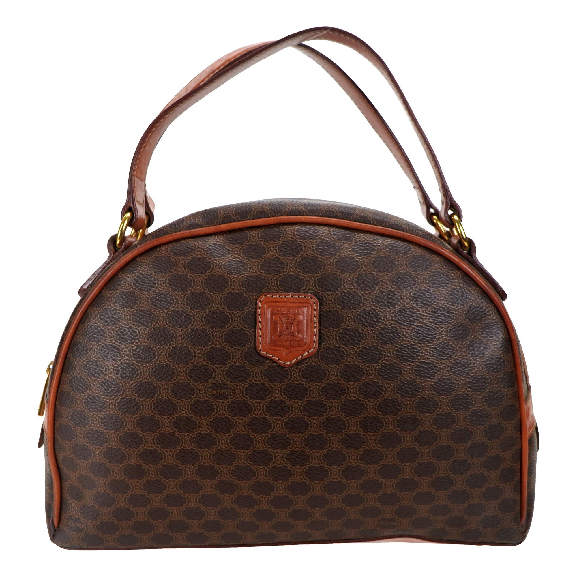 Triomphe leather tote
