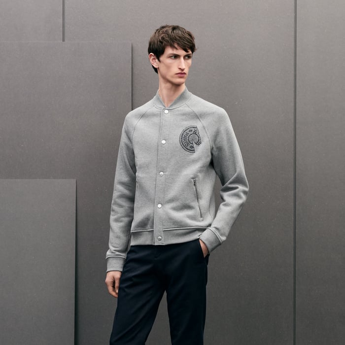 Gris C.d.s. Varsity Jacket