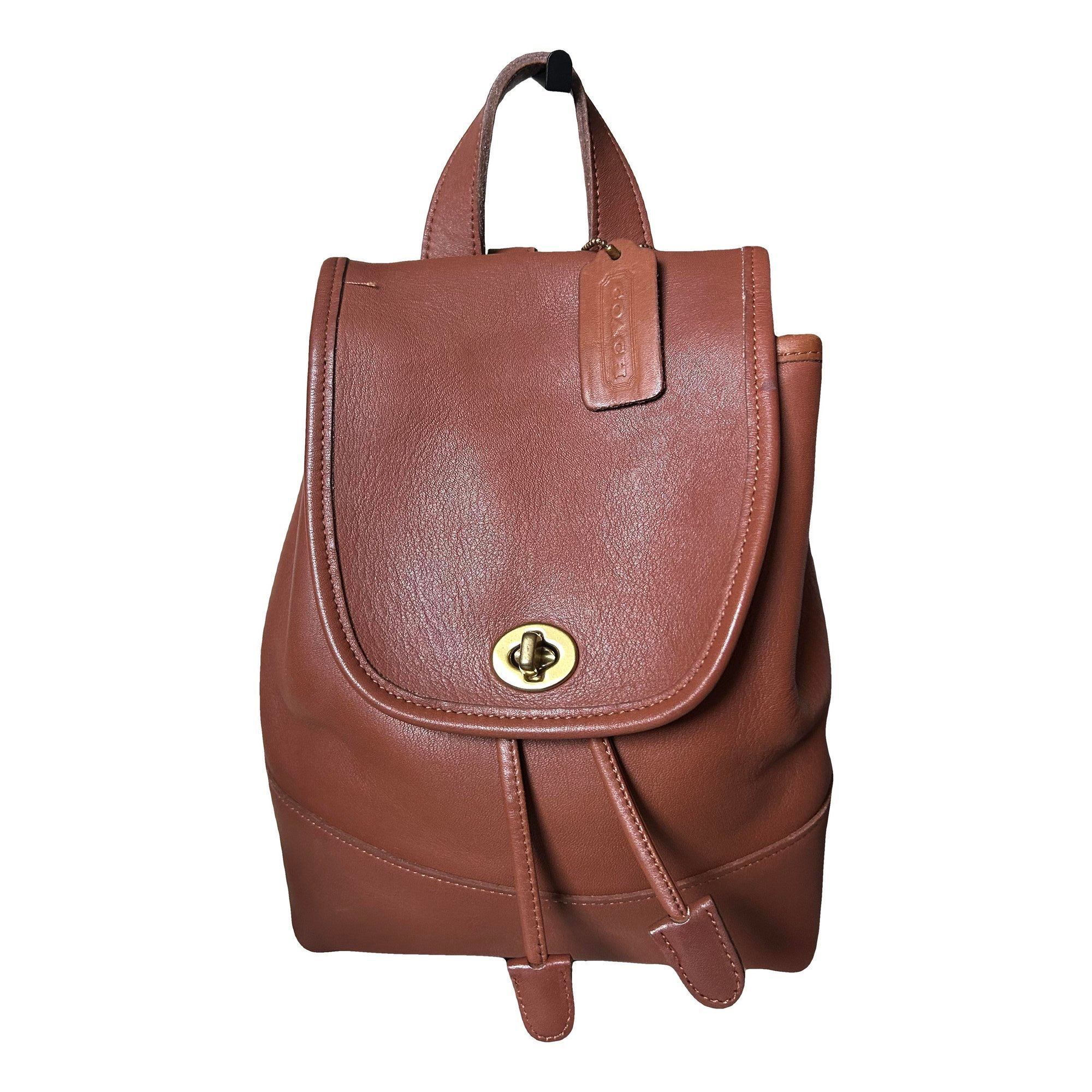 Leather backpack
