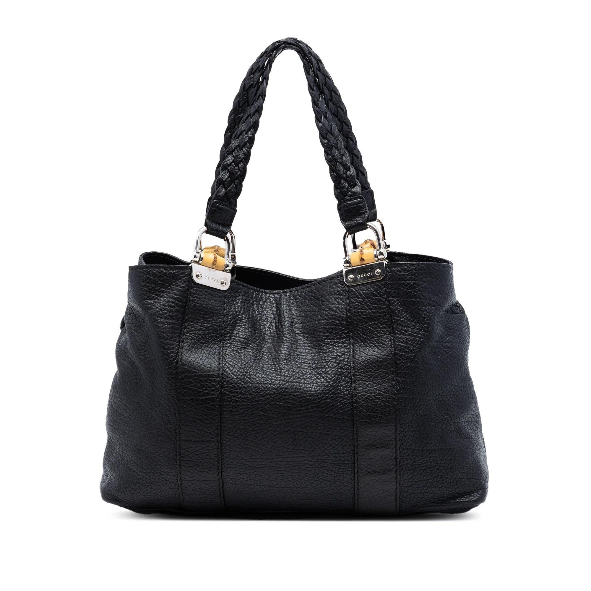 Bamboo leather tote