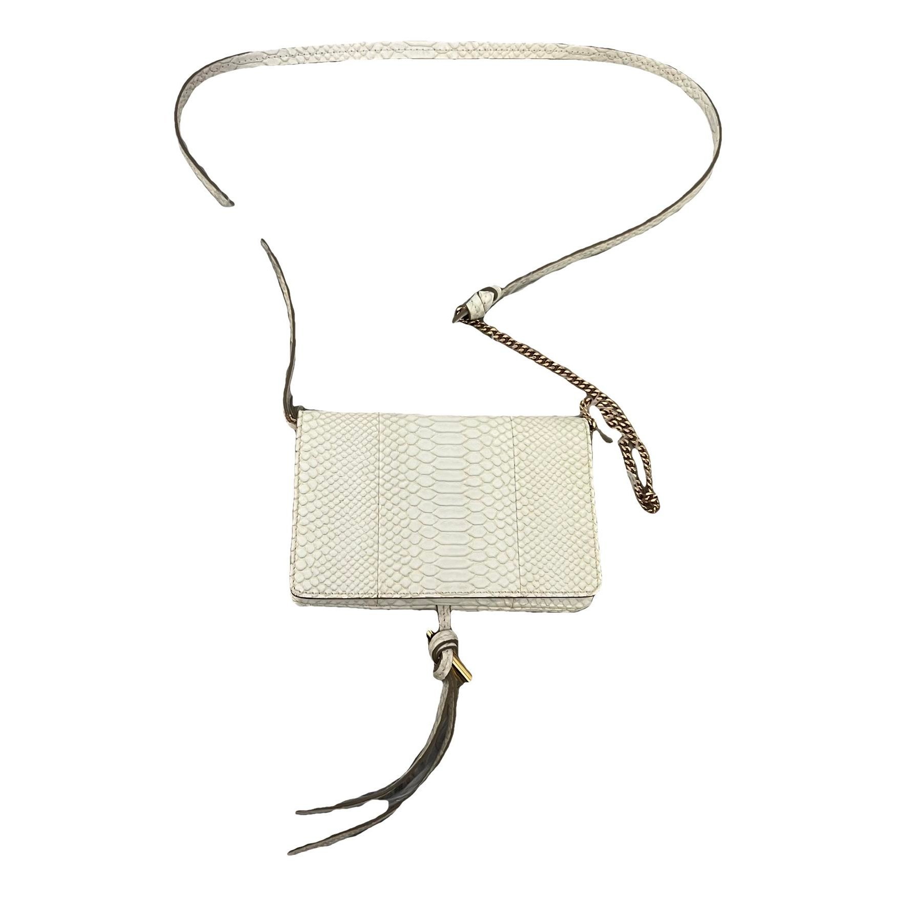 Leather clutch bag