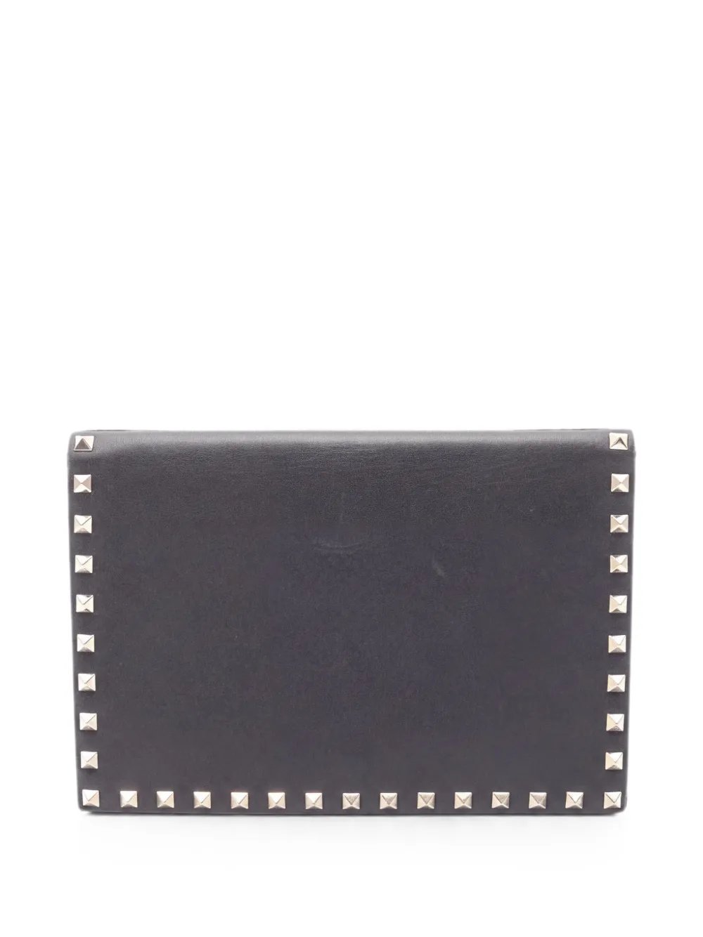 Valentino Garavani 2010s Rockstud leather clutch bag
