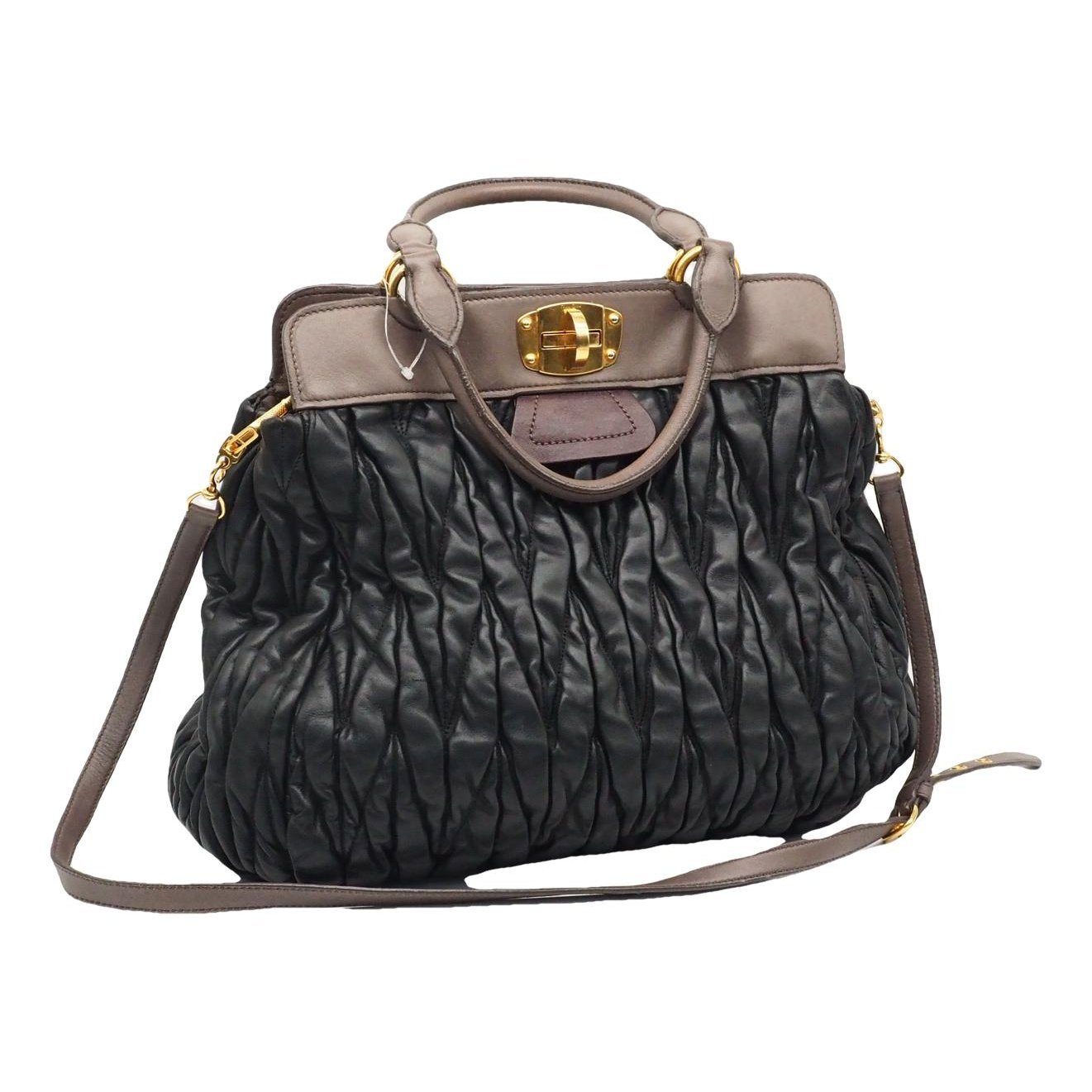 Leather handbag