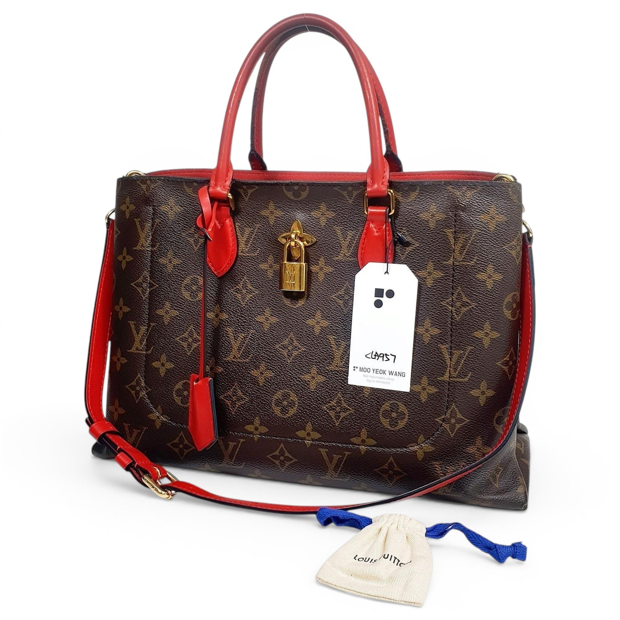 Leather handbag