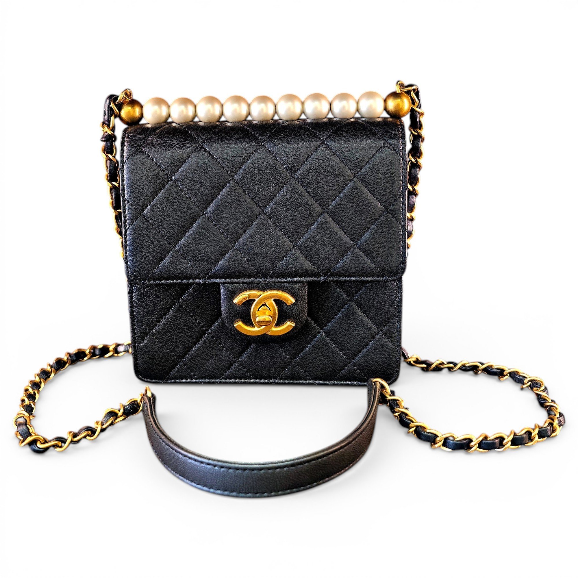 Leather crossbody bag