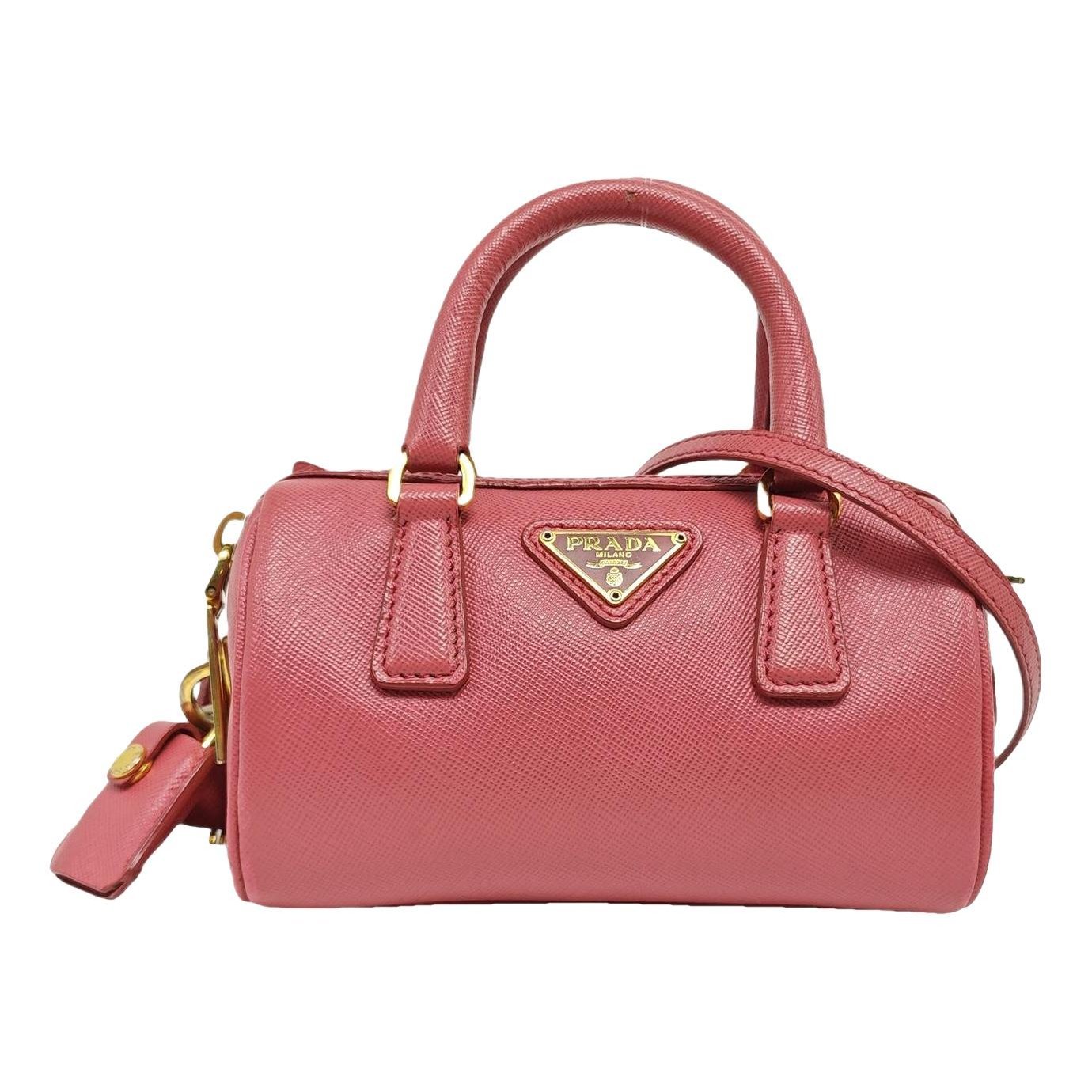 Promenade leather handbag