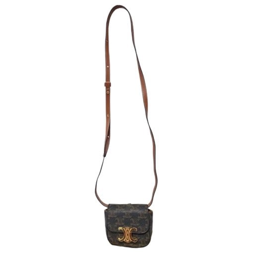 Triomphe leather crossbody bag