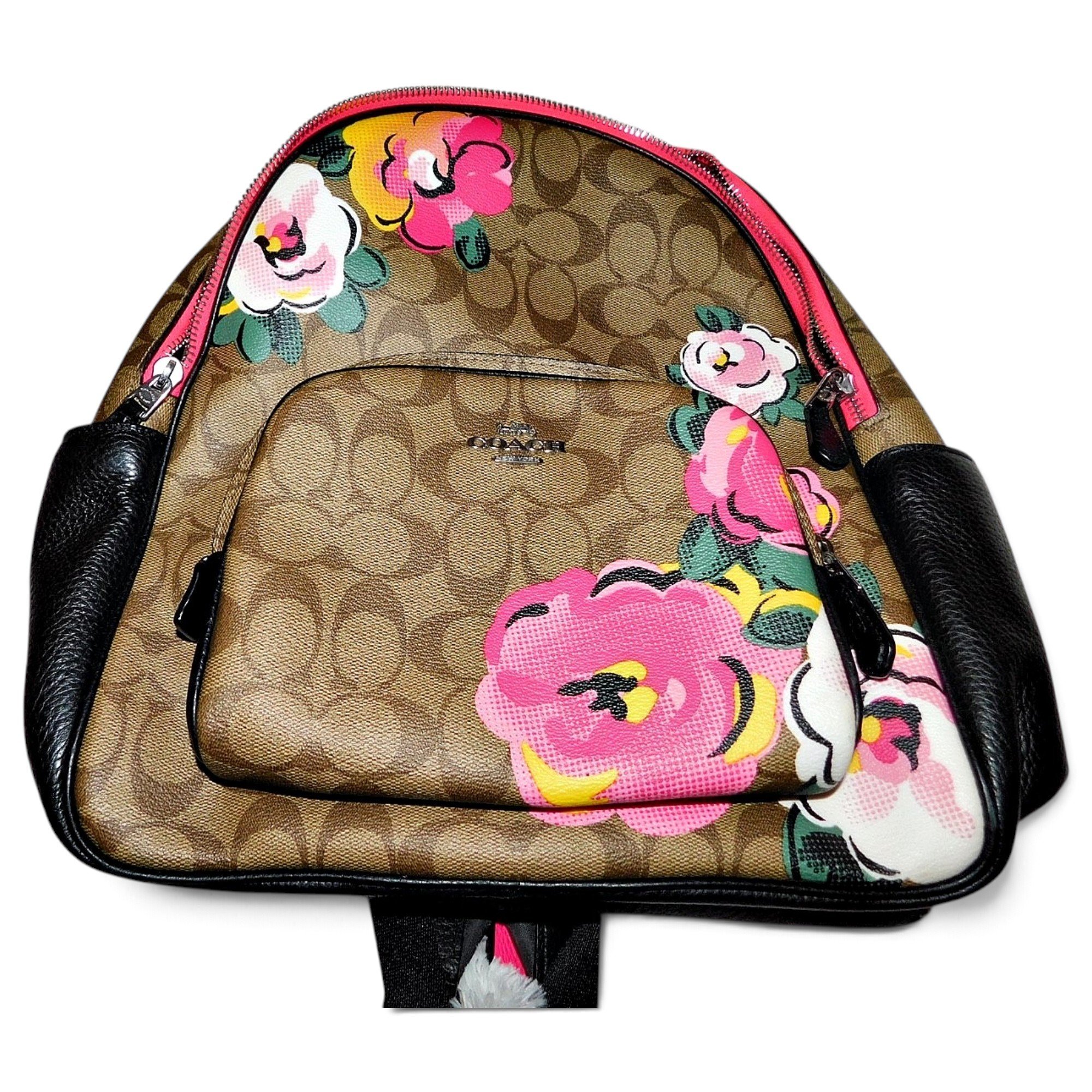 Leather backpack