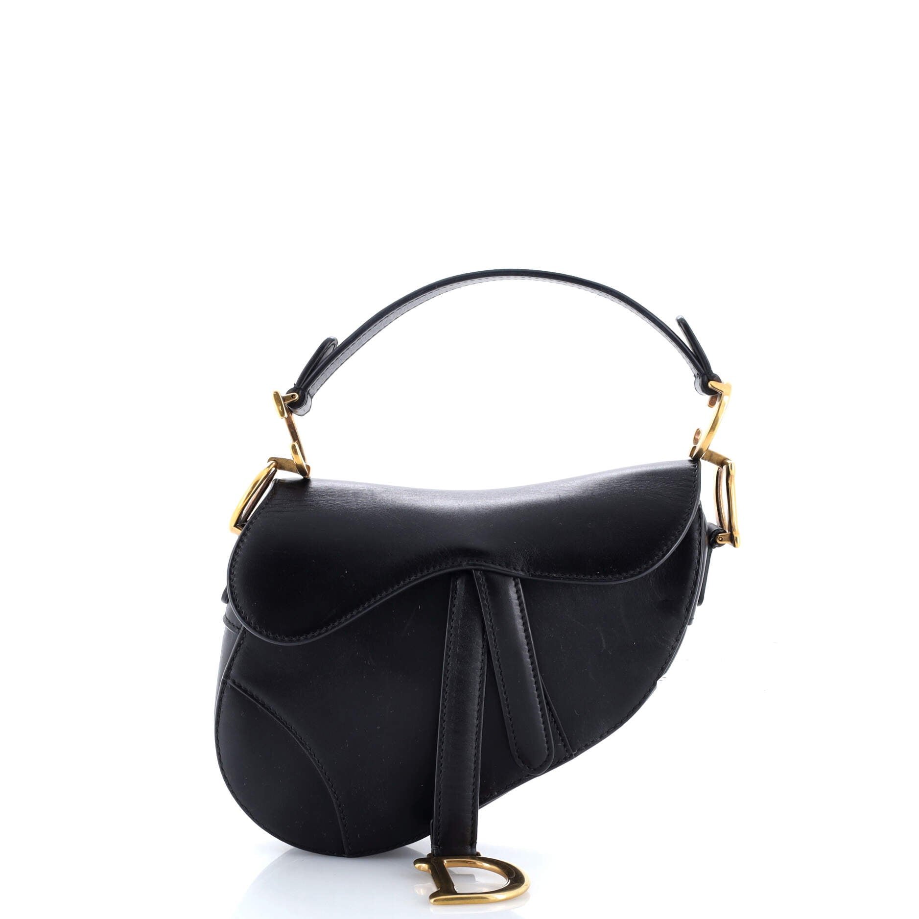 Dior Saddle Handbag Leather Mini