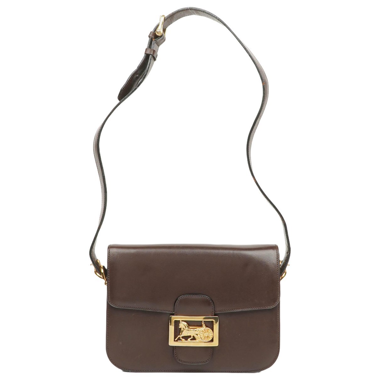 Triomphe leather handbag