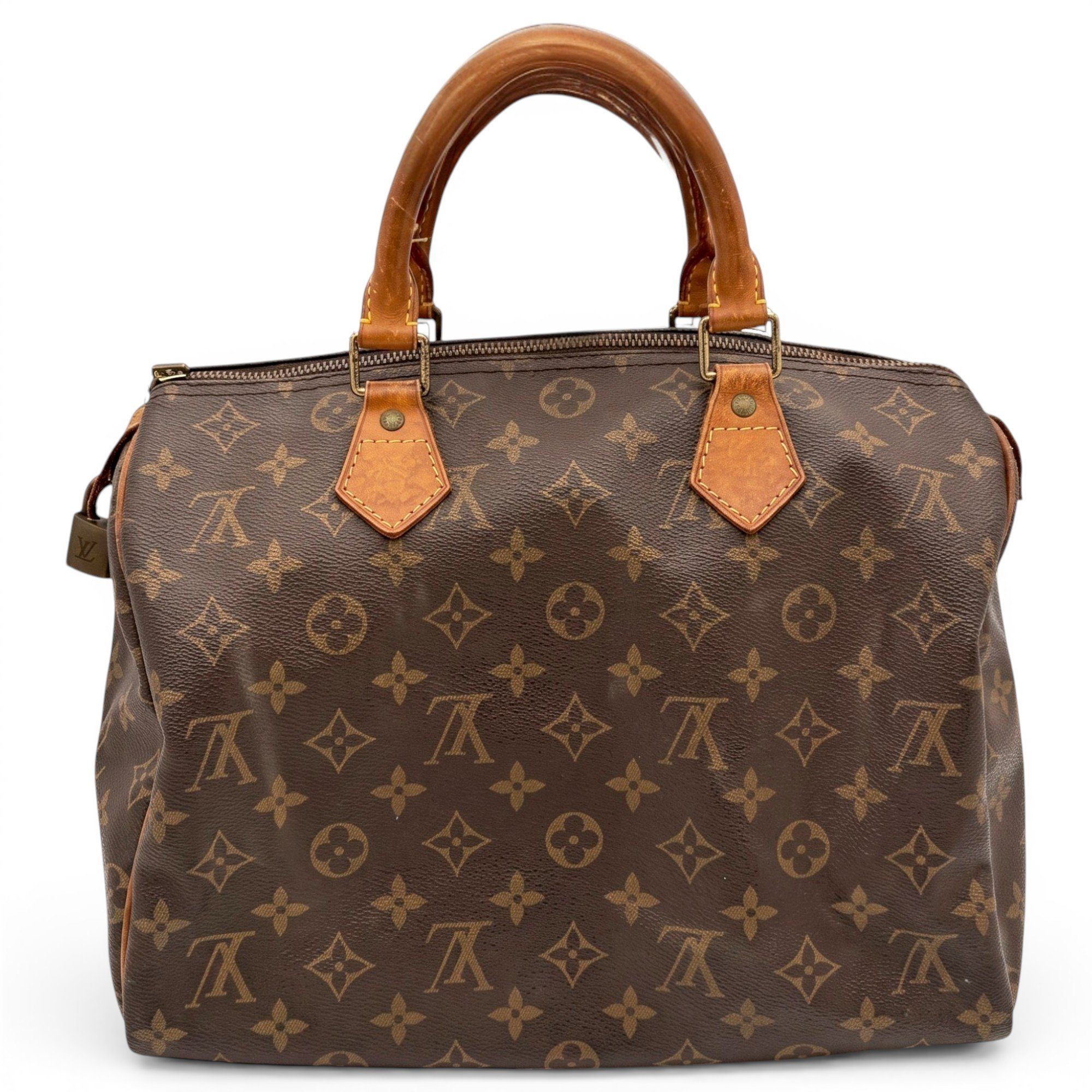 Speedy leather handbag
