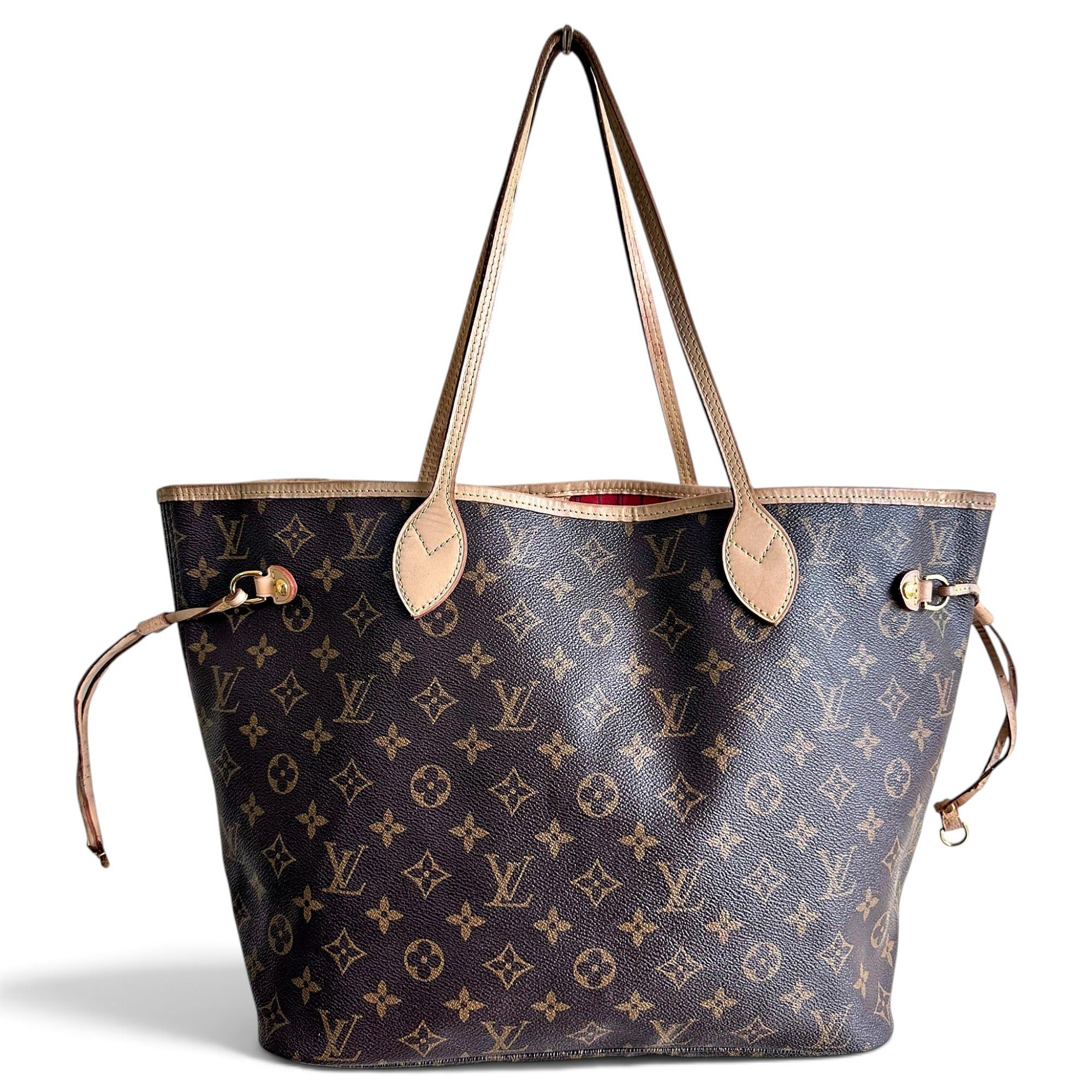 Neverfull leather tote