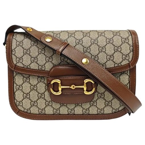 Handle Horsebit 1955 leather crossbody bag