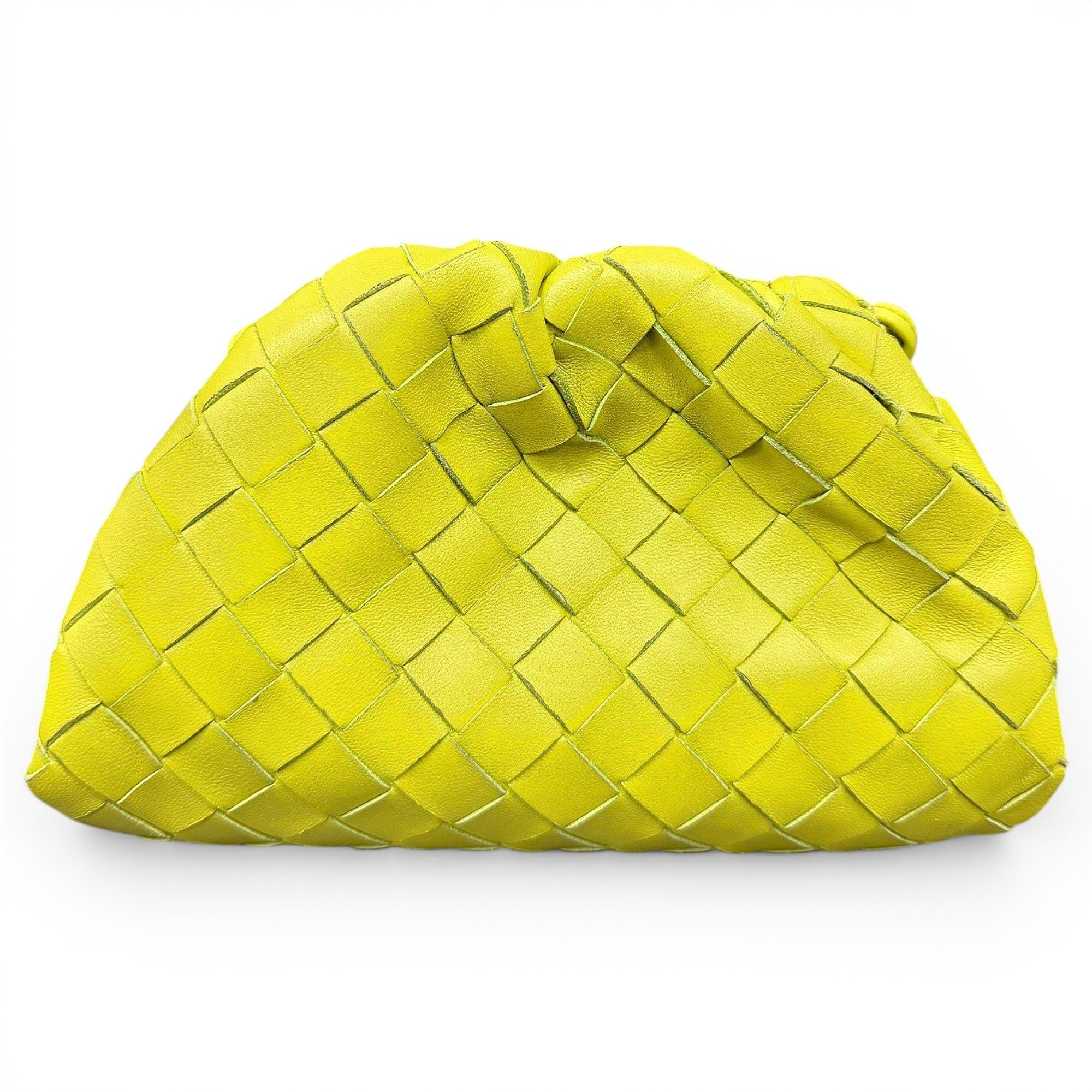 Pouch leather handbag