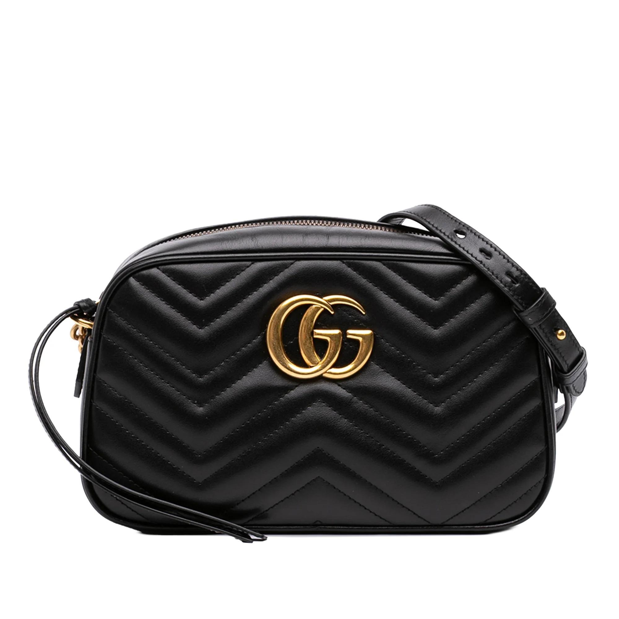 GG Marmont pony-style calfskin handbag