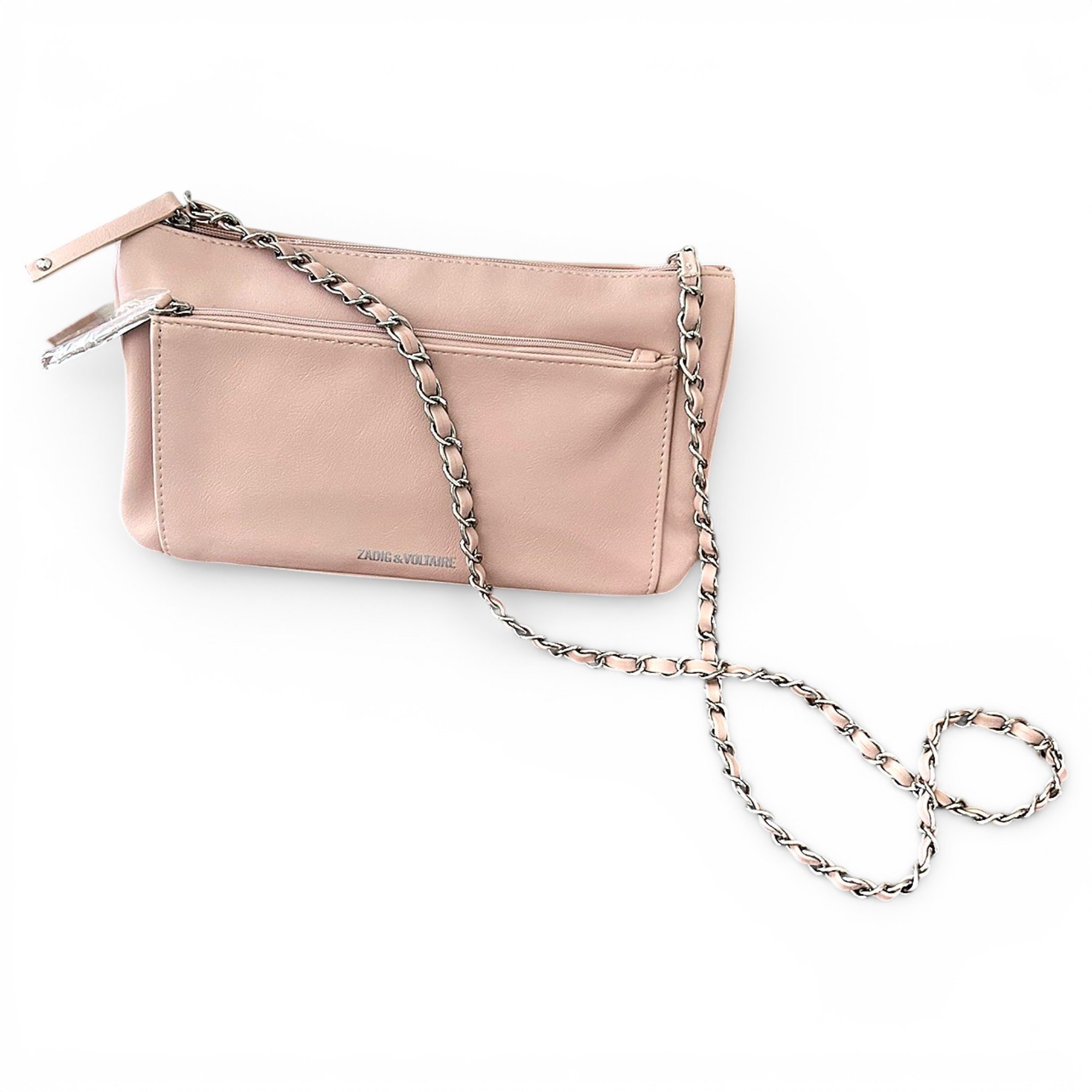Vegan leather clutch bag