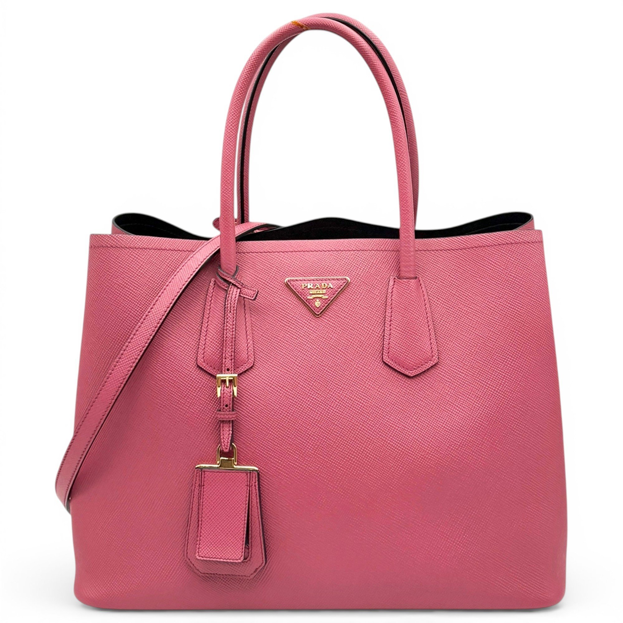 Double pony-style calfskin tote