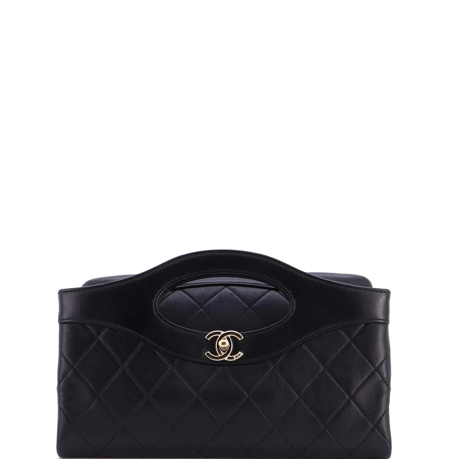 Leather clutch bag