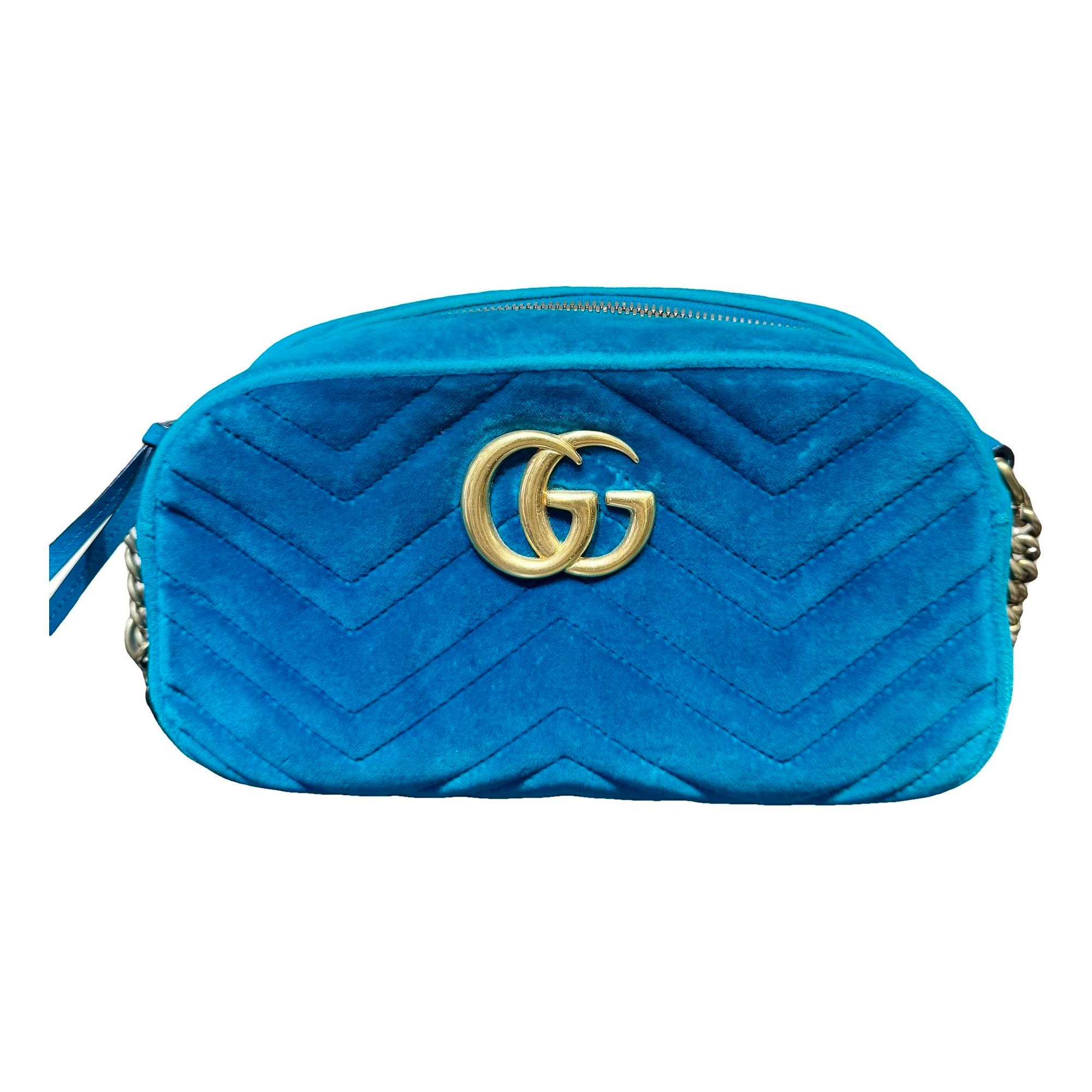 GG Marmont velvet crossbody bag