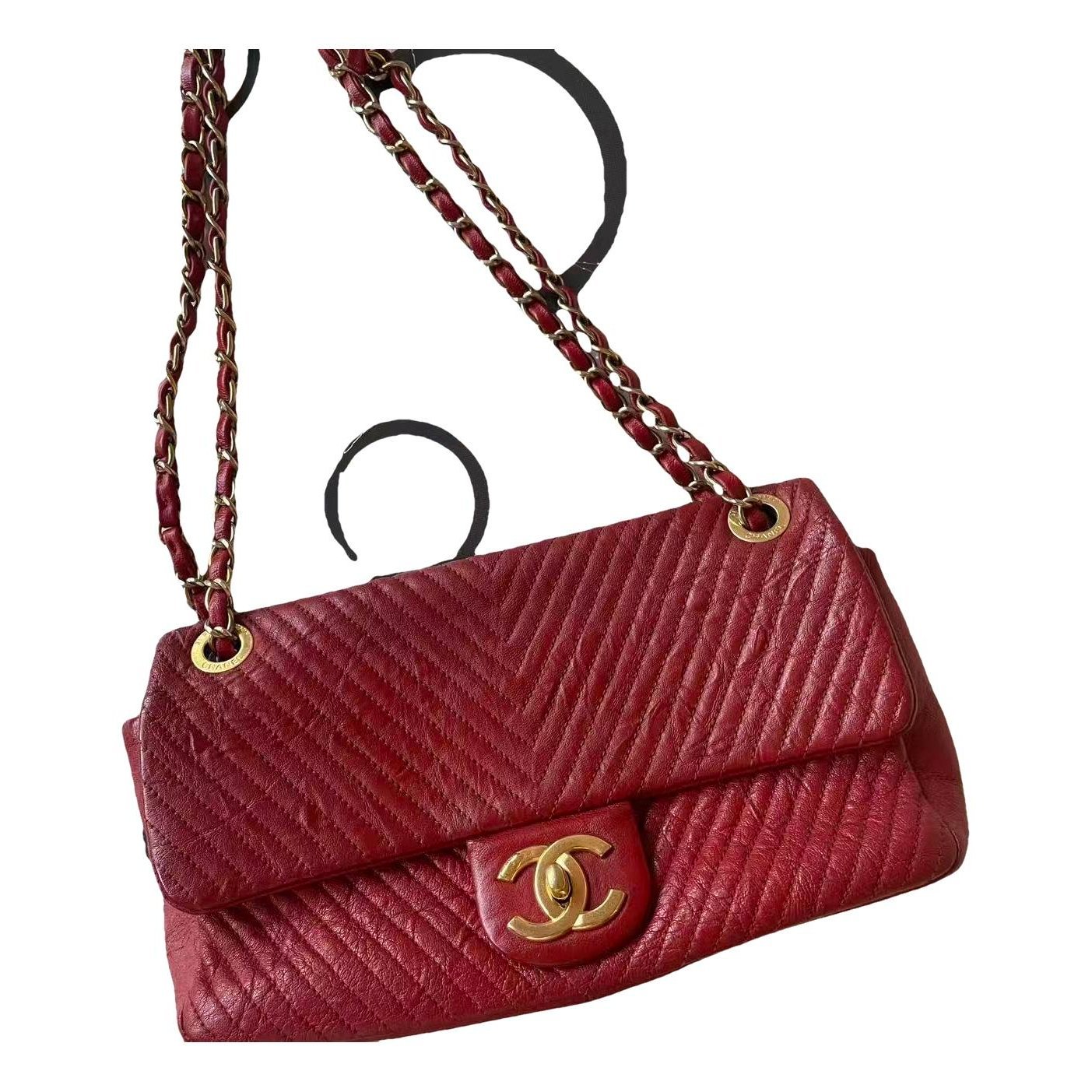 Leather handbag