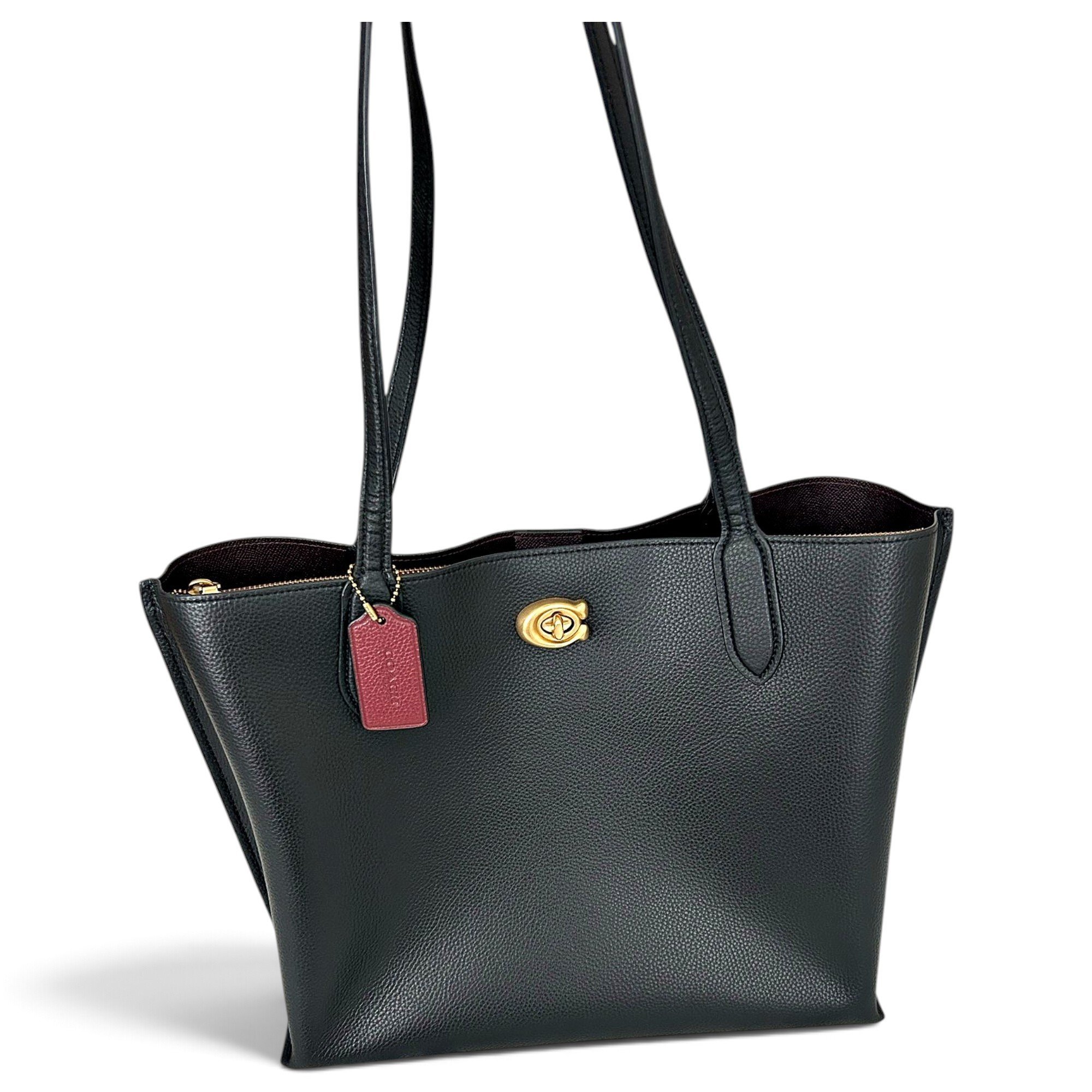 Leather tote