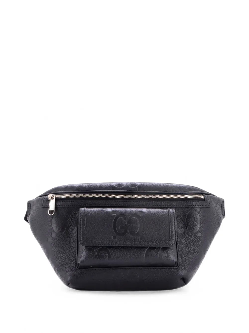 Front Pocket Jumbo GG Embossed Leather belt bag